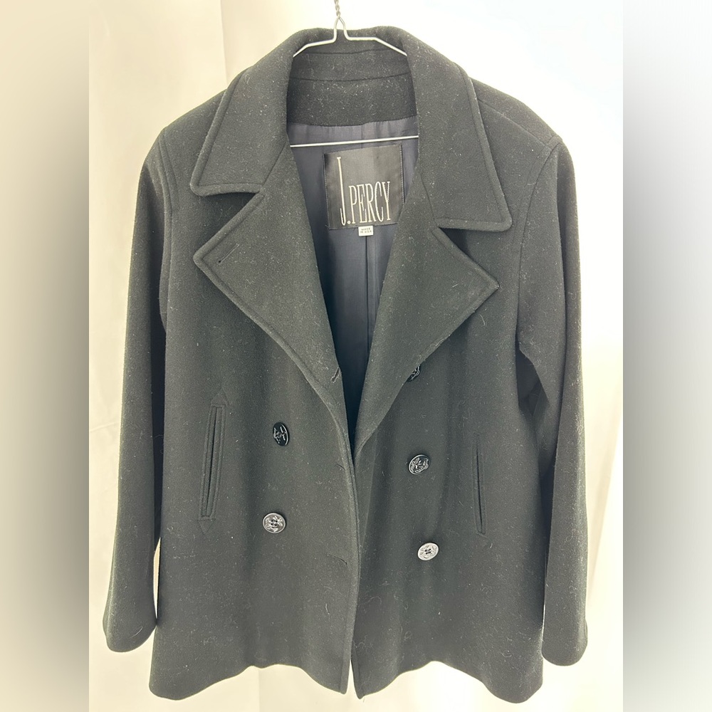 VINTAGE J. Percy 100% Wool pea Coat